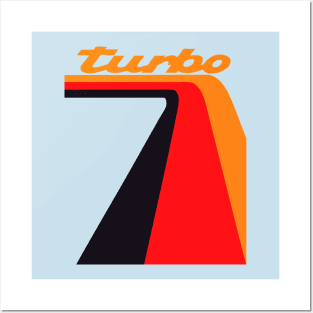 turbo stripes Posters and Art